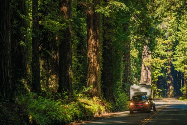 Viagem de trailer de Califórnia — Fotografia de Stock