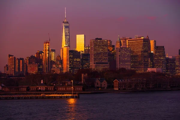 Natursköna Manhattan Vista — Stockfoto