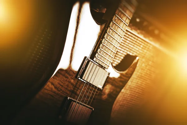 Thema E-Gitarre — Stockfoto