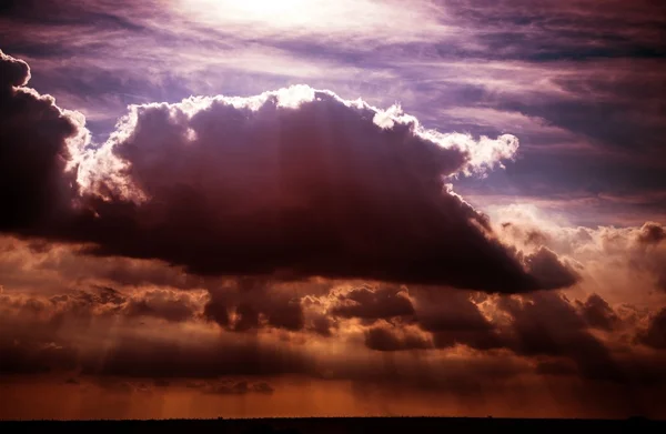 Stormy Countryside SKY — стоковое фото