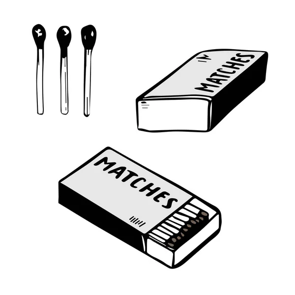 Güvenlik eşleşmesi yanık ikonlarını ateşliyor. El çizimi. Beyaz arkaplanda izole edilmiş web için karalama güvenlik vektör simgesi çizimi