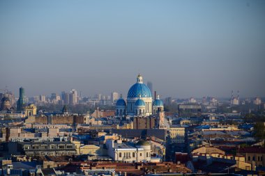 Saint Isaac's katedral Colonnade, St. Petersburg görünümünden