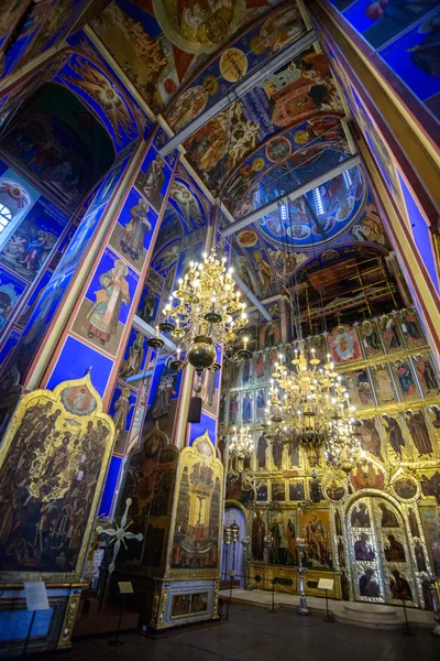 Gamle fresker på væggene i Transfiguration katedralen i klosteret Saint Euthymius i Suzdal - Stock-foto