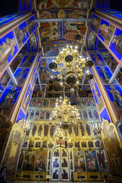 Gamle fresker på væggene i Transfiguration katedralen i klosteret Saint Euthymius i Suzdal - Stock-foto