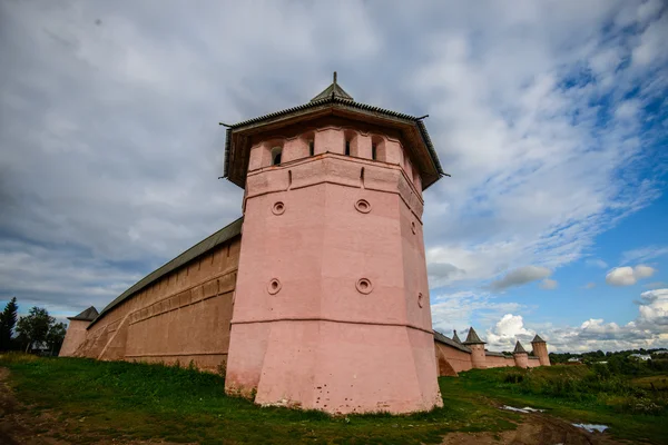 Монастир Святої Євфимій стіни, Suzdal — стокове фото