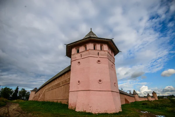 Монастир Святої Євфимій стіни, Suzdal — стокове фото