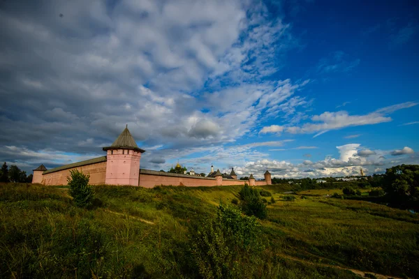 Монастир Святої Євфимій стіни, Suzdal — стокове фото