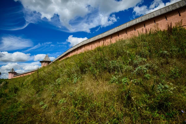 Монастир Святої Євфимій стіни, Suzdal — стокове фото