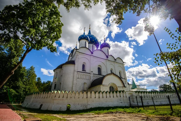 Yaz aylarında Suzdal Kremlin — Stok fotoğraf
