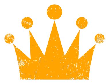 Crown Çizilmiş Simge Raster