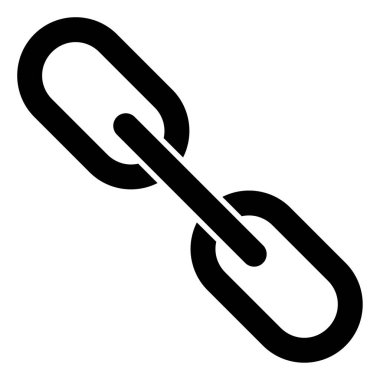 Raster Zincir Düz Simgesi Simgesi