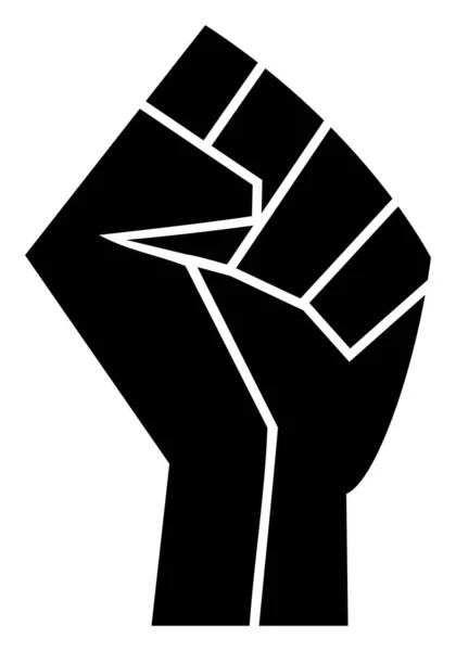 Symbol Raster Fist płaska ikona — Zdjęcie stockowe