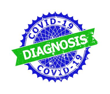 COVID-19 DiAGNOSIS Çift Renkli Rosette Çürümüş Filigran