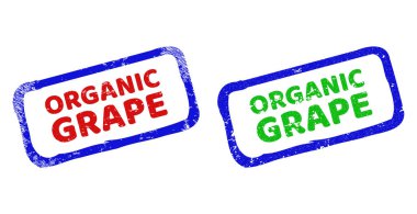 ORGANIC GİRİŞİ İki renkli Çürük Yüzeyli Dikdörtgen Mühürleri