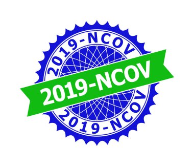 2019-NCOV Çift Renkli Pullar için Temiz Rosette Şablonu