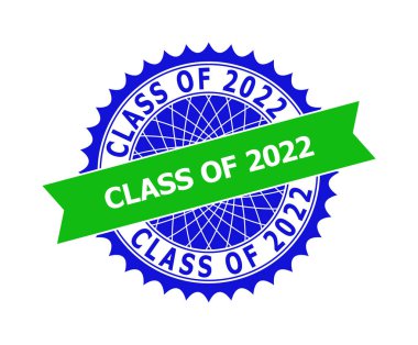 2022 Sınıfı Mühür Mührü İçin Temiz Rosette Şablonu