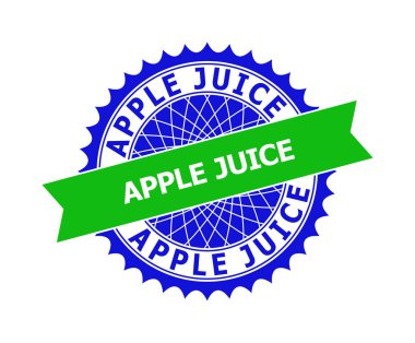 Pul İçin Elma Suyu Çift Renkli Temiz Rosette Şablonu