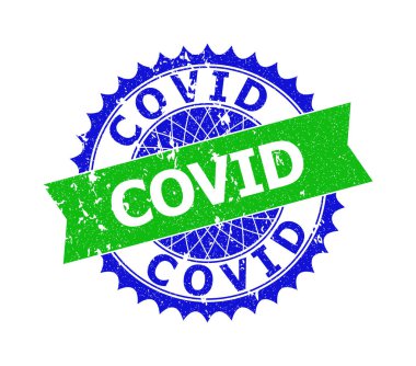 COVID Çift Renkli Rosette Lastik Mühür Mührü