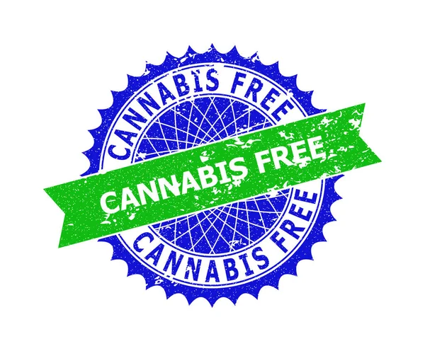 CANNABIS Bicolor Rosette Lastik Damgası