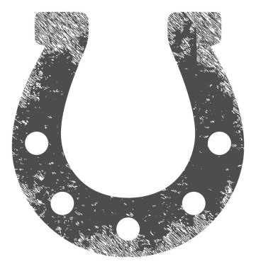 At nalı Grunge Simge Vektörü