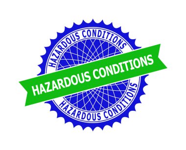 HAZARDOUS Bicolor Pullar için Temiz Rosette Şablonu