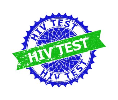 HIV Testi Çift Renkli Rosette Kaba Damga