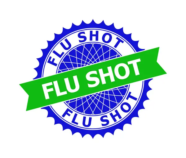 FLU İki Renkli Çekim Pul İçin Temiz Rosette Şablonu