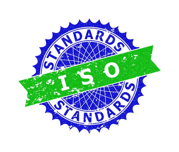 Двухцветная розовая печать ISO — стоковый вектор