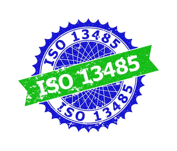 ISO 13485 Bicolor Rosette repad säl — Stock vektor