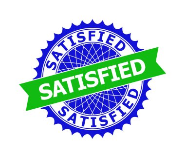 Filigranlar için doymuş çift renkli temiz Rosette Şablonu