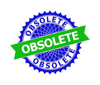 Filigranlar için OBSOLETE Çift Renkli Temiz Rosette Şablonu