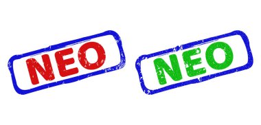 NEO İki Renkli Sert Dikdörtgen Yüzeyli Filigranlar