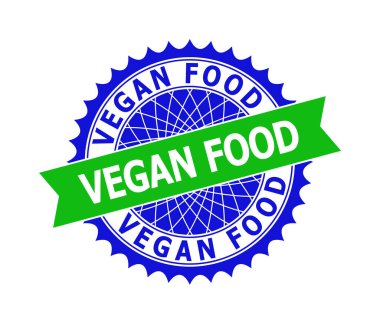 VEGAN FOOD Bicolor Pullar için Temiz Rosette Şablonu