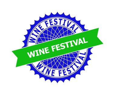 Pul Mührü İçin Şarap Şablonu Şablonu