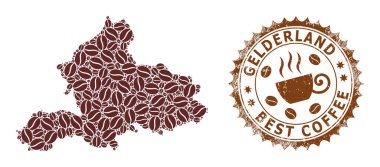 Gelderland Eyaleti Mozaik Haritası En İyi Kahve Ödülü