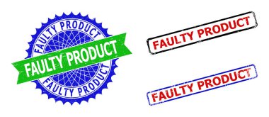 Hatalı Prodüksiyon Rosette ve Dikdörtgen Damga Mührü Aşınmış Biçimlerle