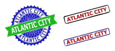 ATLANTIC ŞEHRİ Rosette ve Çift Renkli Lastik Yüzeyli Damgalar