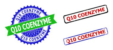Q10 COENZYME Rosette ve Lastik Biçimli Dikdörtgen Rozetler