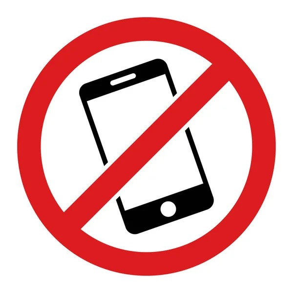 Illustrazione dell'icona piatta limitata dello smartphone vettoriale — Vettoriale Stock
