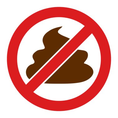 Raster No Shit Flat Icon Image
