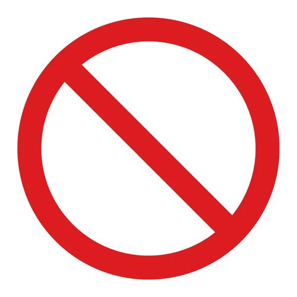 Raster Restricted Flat Icon Symbol — Stock Photo, Image