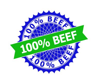 100 percents BEEF Bicolor Clean Rosette Template for Watermarks