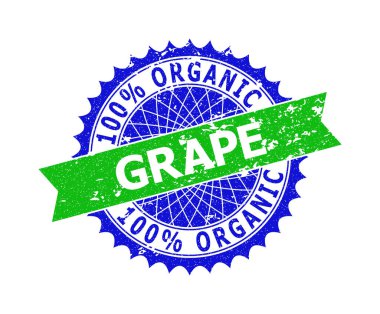 % 100 ORGANIC GİRİŞ İki renkli Rosette Grunged Filimark