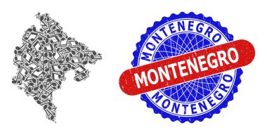 Karadağ İçin Müzik Modeli Haritası ve İki Renkli Mühür