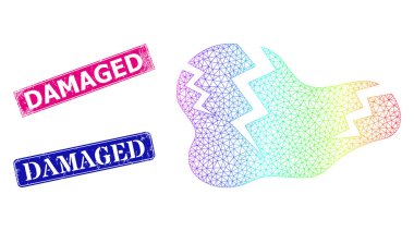 Desenli Hasarlı Rozetler ve Spektral Ağ Gradyan Kırığı