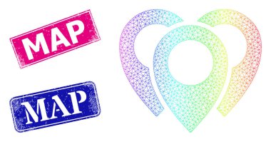 Dokulu Harita Mühürleri ve Spektral Ağ Gradyan İşaretleyicileri