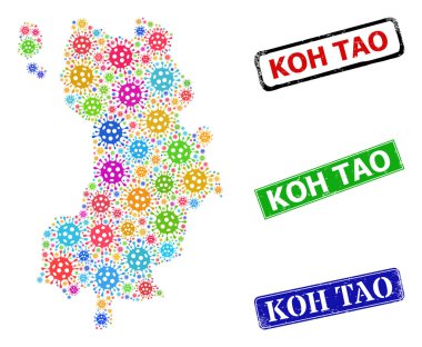 Tehlike Koh Tao Mührü ve Parlak Virüs Koh Tao Mozaiği