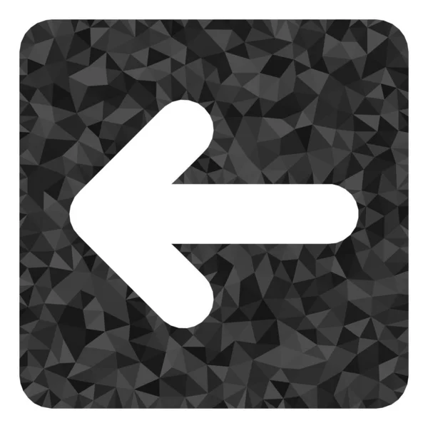 Links Cursor Polygonales Icon — Stockvektor