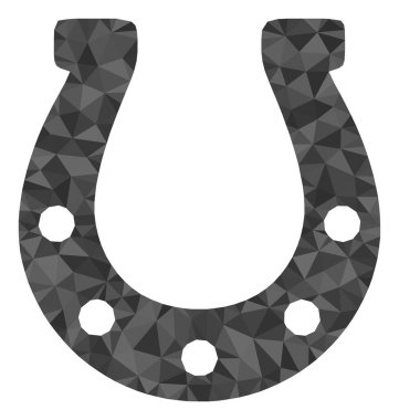 At nalı Üçgeni Simge Doldurulmuş