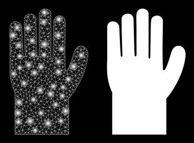 Sihirle Çokgen Kablo Ağ Eli